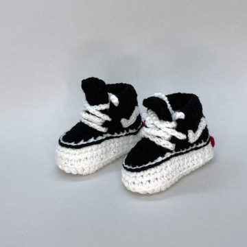 Baby Sneakers Vans Sk8-Hi (Black / White)