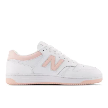 New Balance BB480LPH (White / Pink)