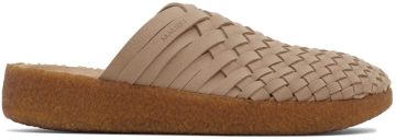 Malibu Sandals Beige Colony Mules (MS11-0108)