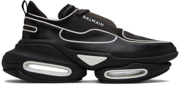 Balmain Black B-Bold Sneakers (XM0VI277TNCF)