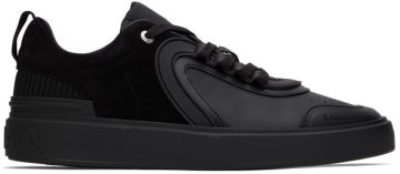 Balmain Black B-Skate Low Sneakers (XM0VI292LTLC)