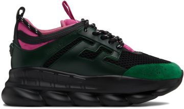 Versace Black Chain Reaction Sneakers (DSU7071E D7CTG)