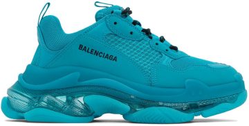 Balenciaga Blue Triple S Sneakers (541624-W2GA1-4810)