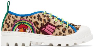 Maison Mangostan Kids Brown Gungo Sneakers (PROOO464/PROOO4665)