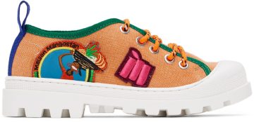 Maison Mangostan Kids Orange Gungo Sneakers (PROOO4666/PROOO467)