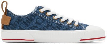 See by Chloé Navy Aryana Sneakers (SB38241A 14260)