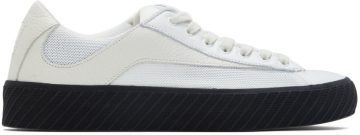 BY FAR Off-White & Black Rodina Low-Top Sneakers (22SSROABOWGRL)