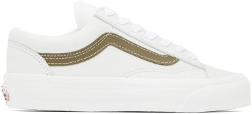 Vans Off-White & Brown OG Style 36 LX Sneakers (VN0A4BVEB5K)