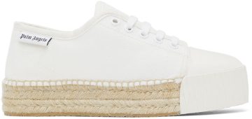 Palm Angels Off-White Lace-Up Espadrille Sneakers (PWIB003S22FAB0010100)