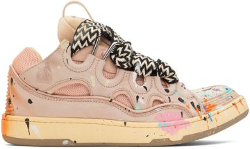 Lanvin Black Gallery Dept. Edition Curb Sneakers (FM-SKRK11-DRGD-P22)