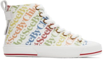 See by Chloé White Aryana Sneakers (SB37111A 15320)