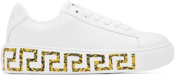 Versace White Tribute Sneakers (1000888 1A02196)