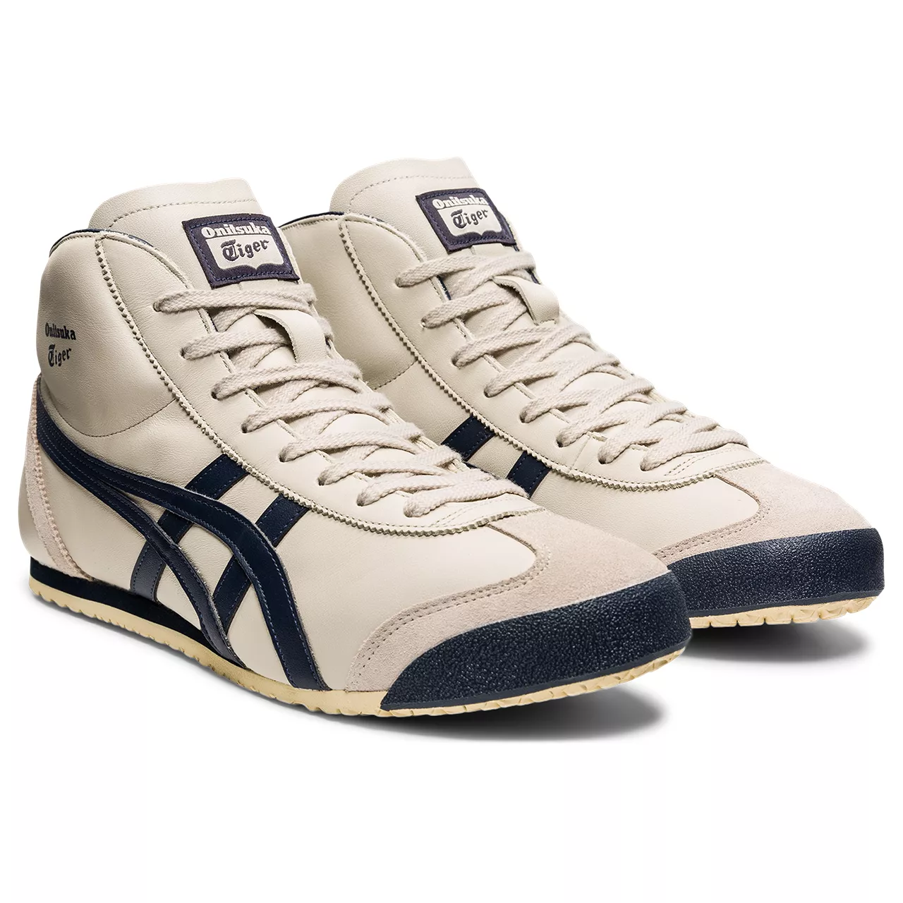 Onitsuka Tiger MEXICO Mid Runner Birch/Indian Ink (DL409.1659)
