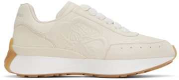 Alexander McQueen Beige Sprint Sneakers (705076WIC9G)