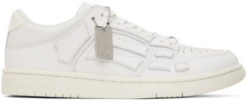 AMIRI White Skel Top Low Sneakers (MFS003-194)