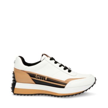 Steve Madden Fast Break Wht/Tan