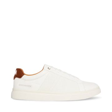 Steve Madden Men tarskie White/Cognac