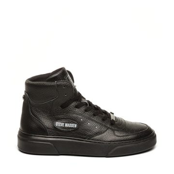 Steve Madden Disco Black Leather