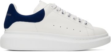 Alexander McQueen White & Brown Oversized Sneakers (553680WHGP7)
