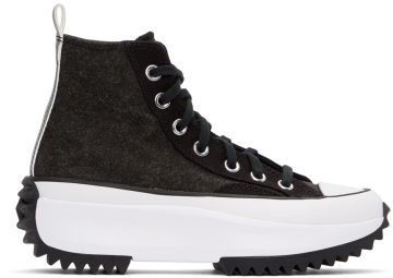 Converse Black Run Star Hike High-Top Black/Silve (169437C)
