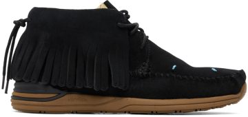 Visvim Black Suede Fringed BLACK (122202002001)