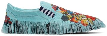 Doublet Blue Anime Fringe Embroidery L. BLUE (21AW48FT42)