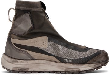 11 by Boris Bidjan Saberi Brown Salomon Edition Bamba 2 High DIRTY GREY (112 11xS)