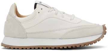 Spalwart Grey & Off-White Tempo Low Mesh Nappa White (51137500000)