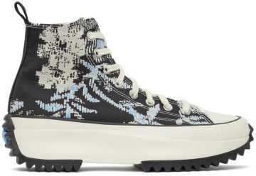 Converse Jacquard Run Star Hike Hi University Blue/Bla (171398C)