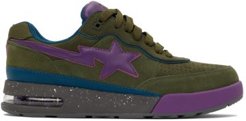 BAPE Khaki & Purple Road STA 2 OLIVE DRAB (001FWI301007M)