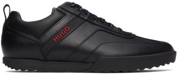 Hugo Leather Matrix Low Top 1 BLACK (50414647)