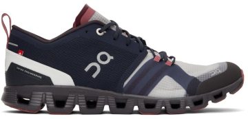On Navy & Burgundy Cloud X Shift INK CHERRY (38.99126)