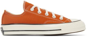 Converse Orange Vintage Chuck 70 Low Fire Pit/Egret (171479C)