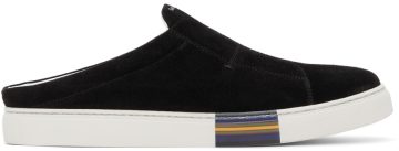 Paul Stuart Suede Slide BLACK (4552CBSU181)