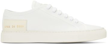 Common Projects White & Off-White Tournament Low 0506 White (4144)