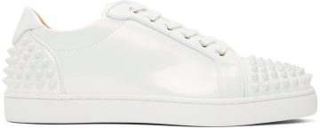 Christian Louboutin White Iridescent Seavaste 2 Orlato W358 WHITE (3210253)