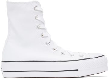 Converse White Platform Chuck Taylor All Star High WHITE (170051C)