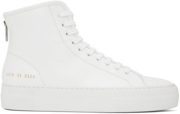 Common Projects White Tournament Super High 0506 White (4018)