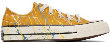 Converse Yellow Archive Paint Splatter Chuck 70 Low Sunflower Gold (170804C)