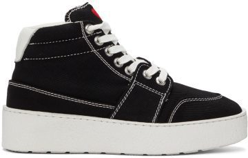 AMI Alexandre Mattiussi Black Ami de Cœur High 001 Black (A21S402.610)