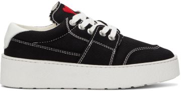 AMI Alexandre Mattiussi Black Ami de Cœur Low NOIR/001 (A21S400.610)