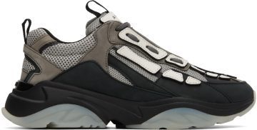 AMIRI Black & Gray Bone Runner BLACK / GREY-NUBUCK/ (AW22MFS001)