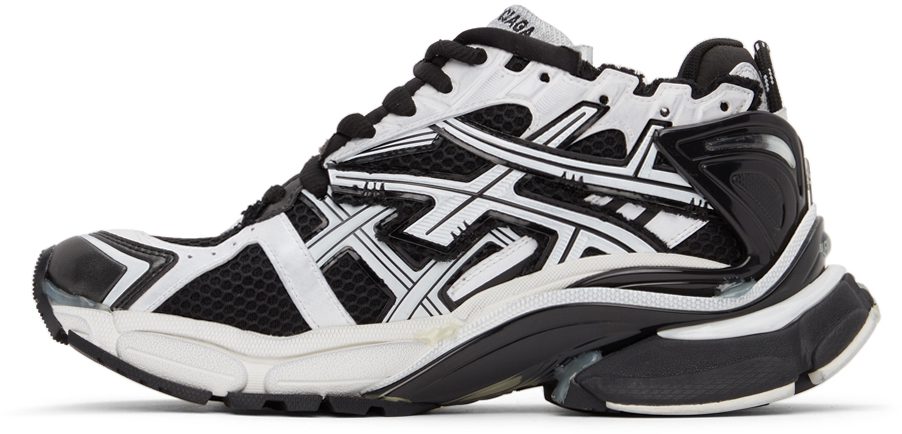 Balenciaga Black & White Runner 9010 WHITE/BLACK (677403-W3RB2-9010)