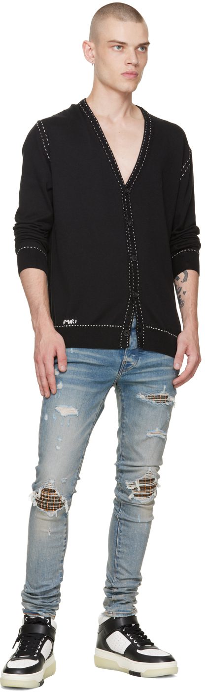 AMIRI Black & White Stadium Mid BLACK / WHITE-GLOVE (AW22MFS005)