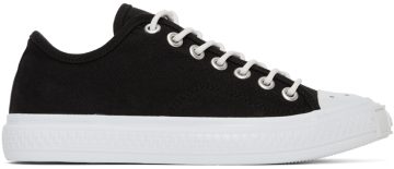 Acne Studios Black Canvas Low Black/Off White (AD0522-)