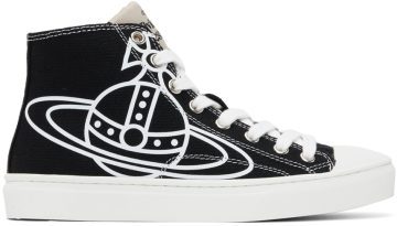 Vivienne Westwood Black Plimsoll N401 Black (75010001W-W0004-)