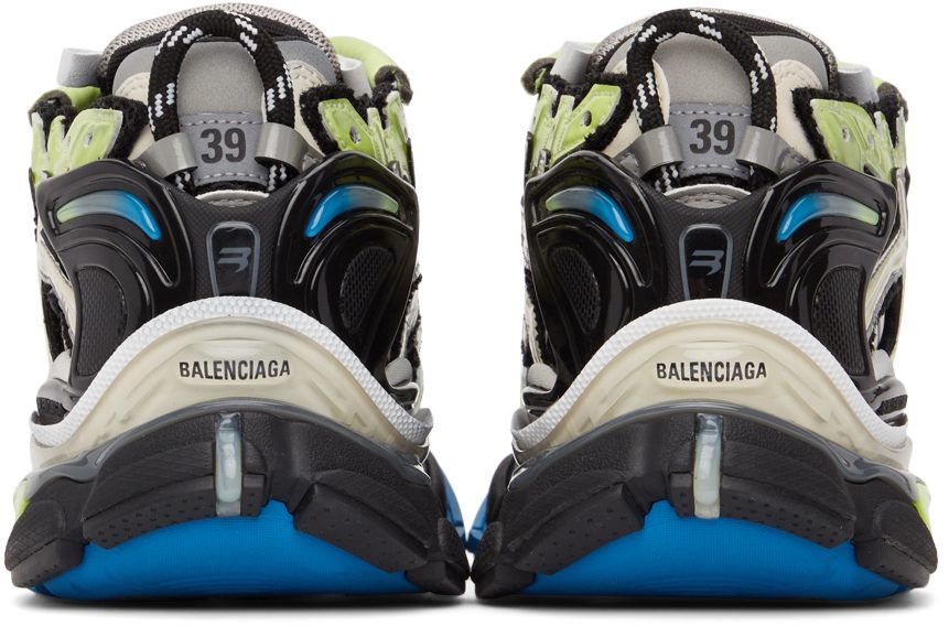 Balenciaga Black Runner 5179 GREEN/BLUE/GREY (677403-W3RB5-5179)