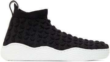 ALAÏA Black Sock Sneaker 999 Black (AA3T011TK003)