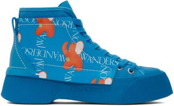 JW Anderson Blue Layered High-Top 420 BLUE (ANW37000A 16191)