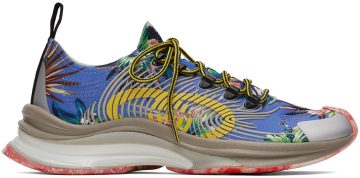 Gucci Blue Run Floral 8470 B.Sp-Mu-G.Sk-S. (698561 UZI10)